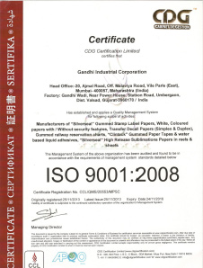 ISO Certificate